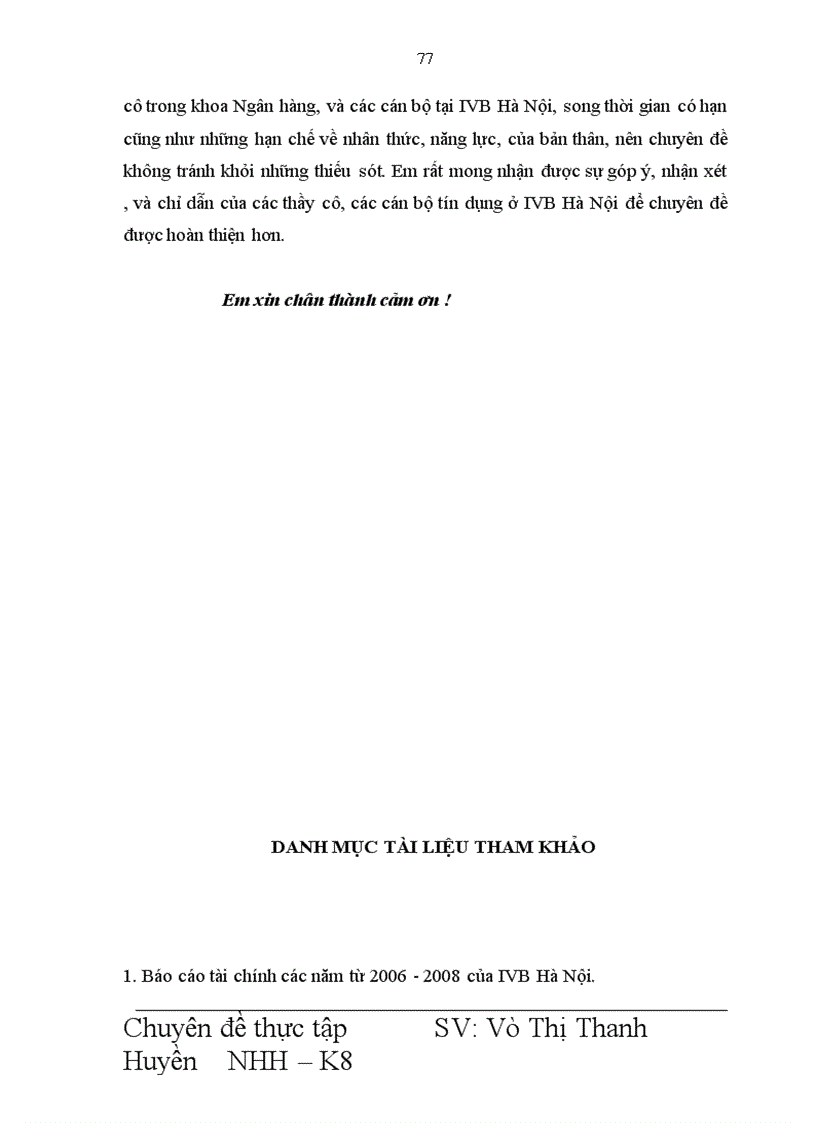 image for page Giải pháp mở rộng hoạt động cho vay đối với DNVVN tại Ngân hàng Indovina Chi nhánh Hà Nội 1