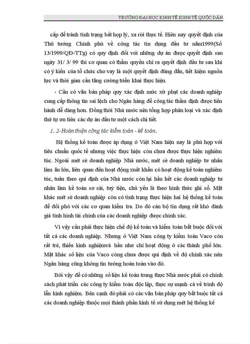 image for page Tình hình thẩm định khía cạnh tài chính dự án đầu tư tại Sở giao dịch I Ngân hàng Đầu tư Phát triển Việt Nam