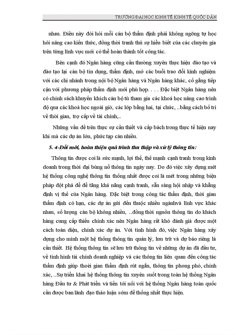 image for page Tình hình thẩm định khía cạnh tài chính dự án đầu tư tại Sở giao dịch I Ngân hàng Đầu tư Phát triển Việt Nam