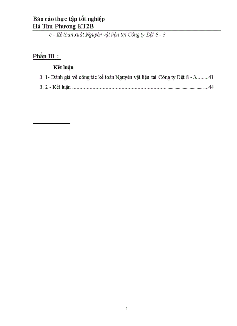 image for page Tổ chức kế toán Nguyên vật liệu tại Công ty Dệt 8 3 1