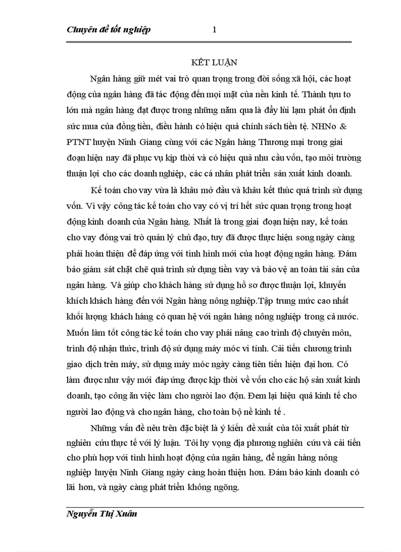 image for page Thực trạng và Giải pháp mở rộng nâng cao hiệu quả cho vay Hộ sản suất tại NHNo PTNT Huyện Ninh Giang