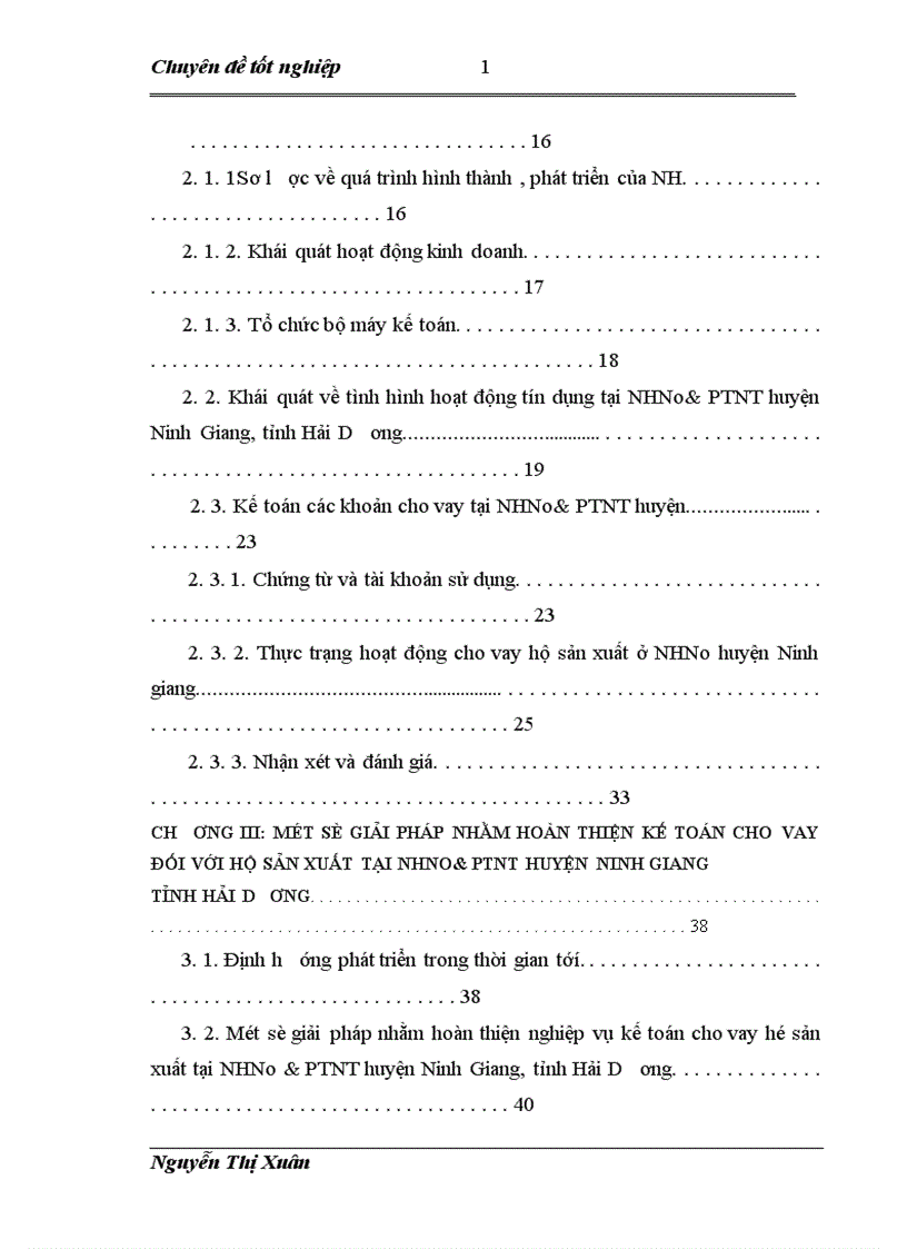 image for page Thực trạng và Giải pháp mở rộng nâng cao hiệu quả cho vay Hộ sản suất tại NHNo PTNT Huyện Ninh Giang