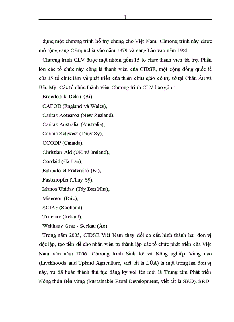 image for page Giải pháp nhằm nâng cao năng lực công tác lập và quản lý dự án tại Trung Tâm Phát Triển Nông Thôn Bền Vững