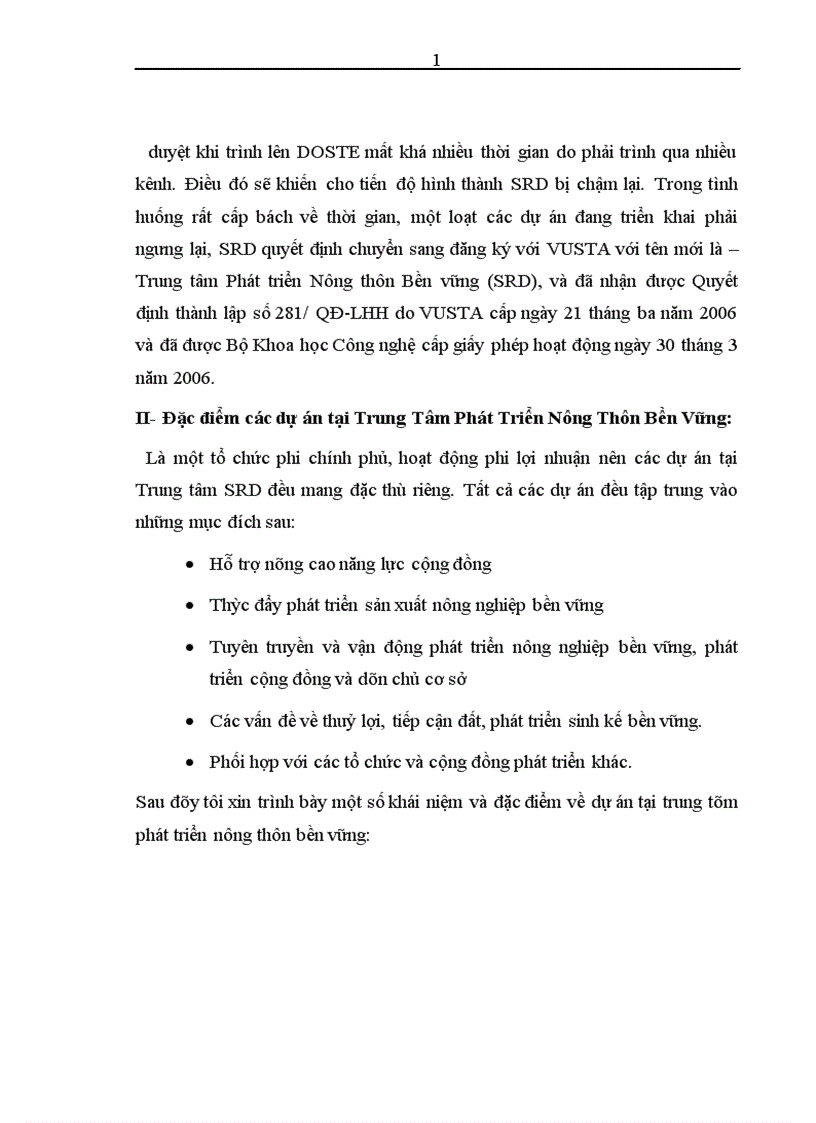 image for page Giải pháp nhằm nâng cao năng lực công tác lập và quản lý dự án tại Trung Tâm Phát Triển Nông Thôn Bền Vững