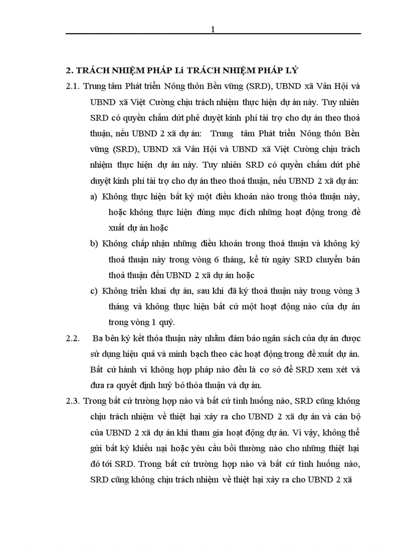 image for page Giải pháp nhằm nâng cao năng lực công tác lập và quản lý dự án tại Trung Tâm Phát Triển Nông Thôn Bền Vững