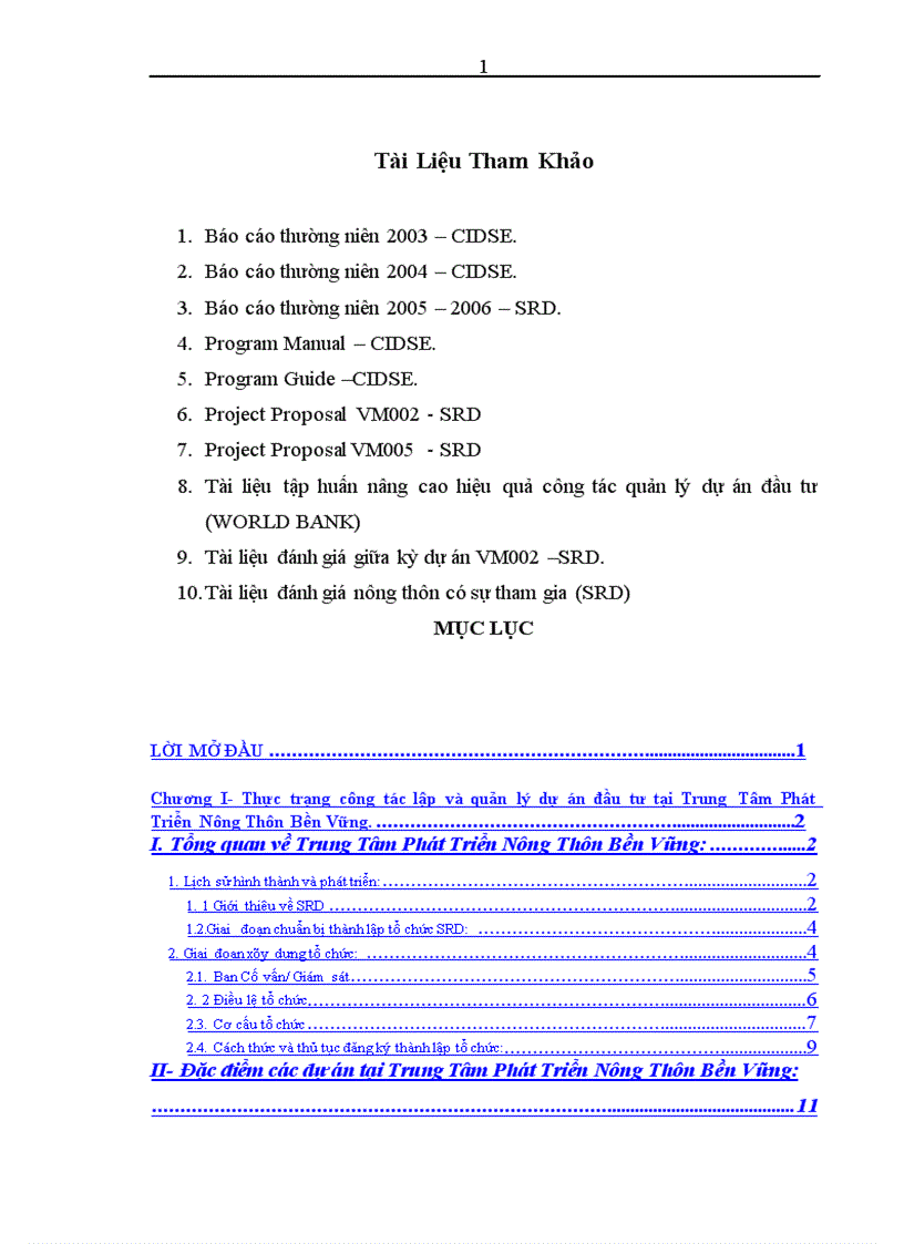 image for page Giải pháp nhằm nâng cao năng lực công tác lập và quản lý dự án tại Trung Tâm Phát Triển Nông Thôn Bền Vững