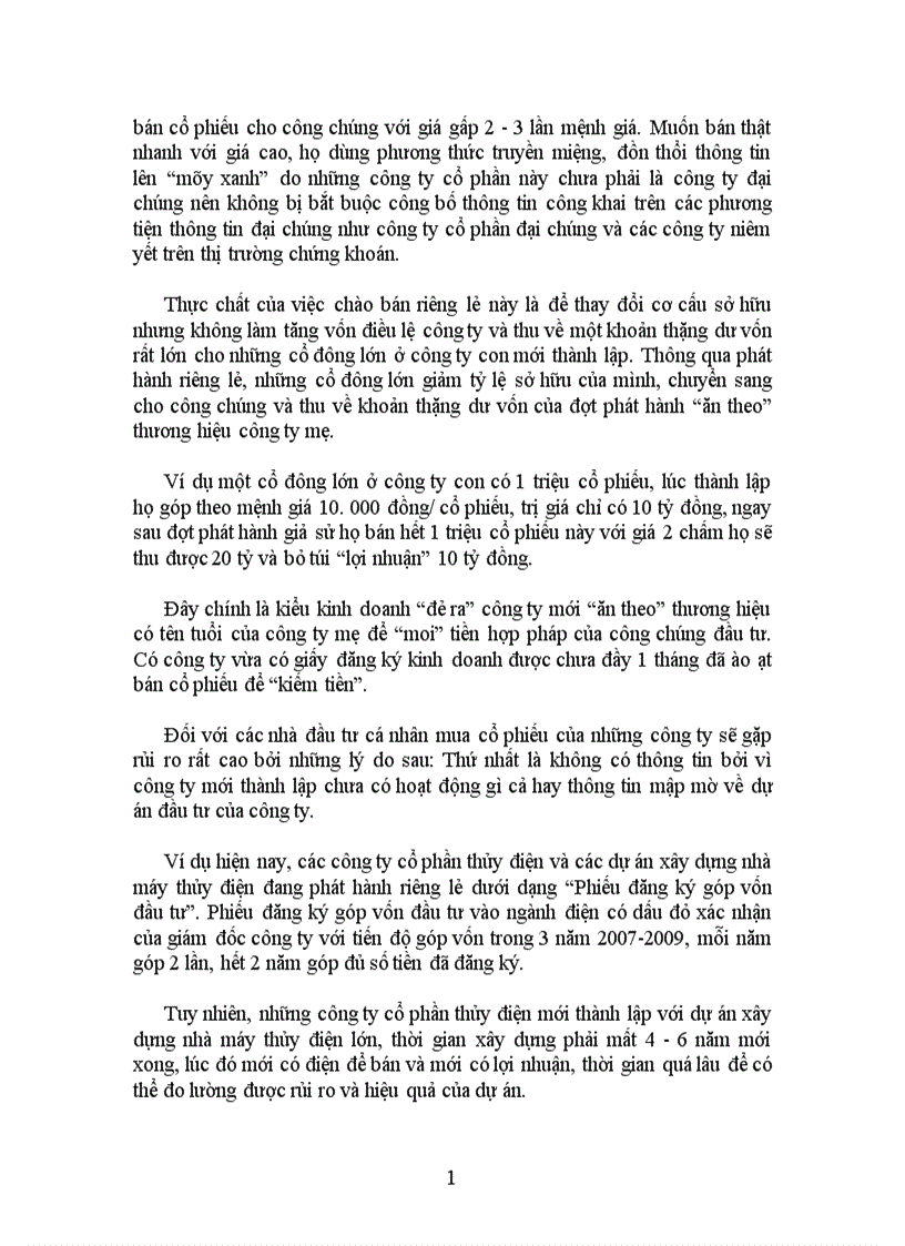 image for page Phát hành chứng khoán ra công chúng và phát hành riêng lẻ 1