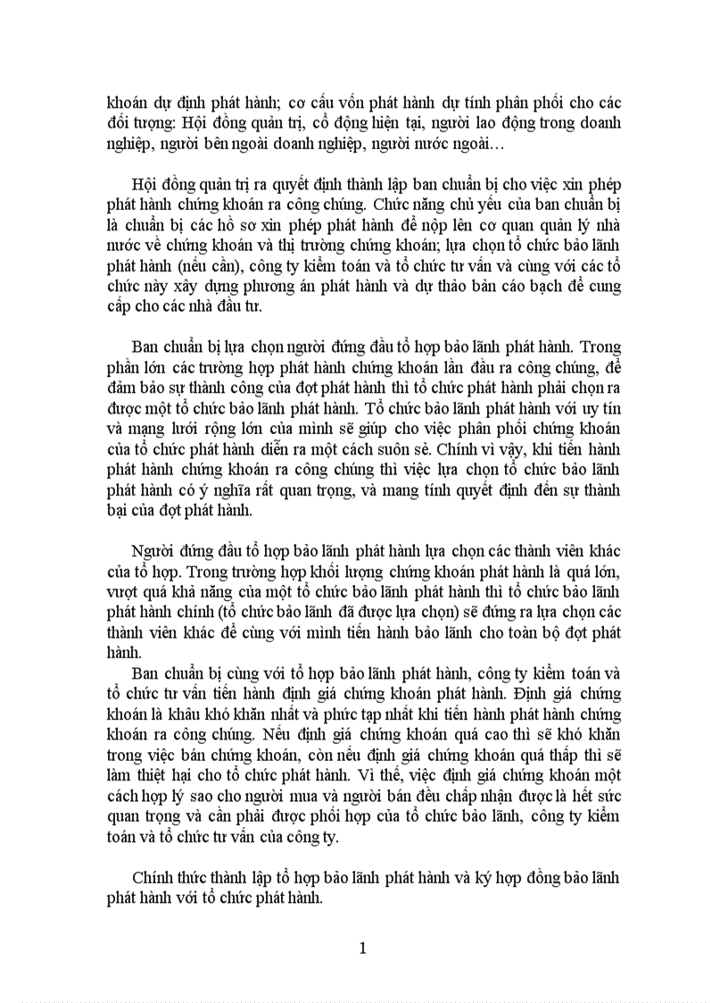 image for page Phát hành chứng khoán ra công chúng và phát hành riêng lẻ 1