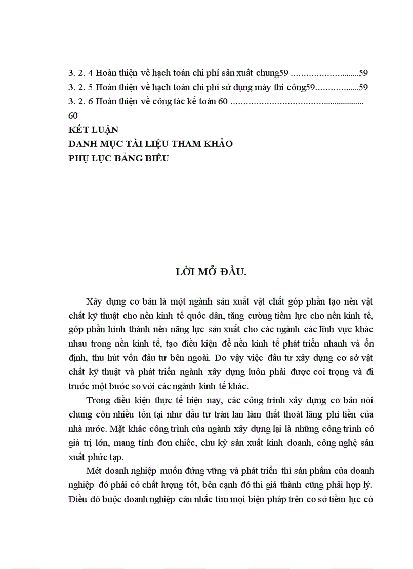 image for page Kế toán tập hợp chi phí sản xuất và tính giá thành sản phẩm xây lắp ở công ty CPĐT XDCT CIENCO 128