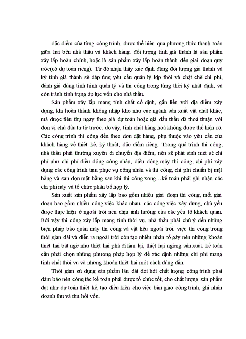 image for page Kế toán tập hợp chi phí sản xuất và tính giá thành sản phẩm xây lắp ở công ty CPĐT XDCT CIENCO 128