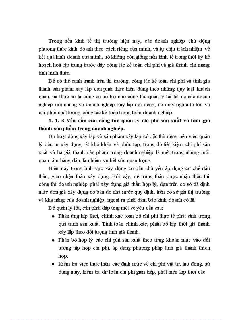 image for page Kế toán tập hợp chi phí sản xuất và tính giá thành sản phẩm xây lắp ở công ty CPĐT XDCT CIENCO 128