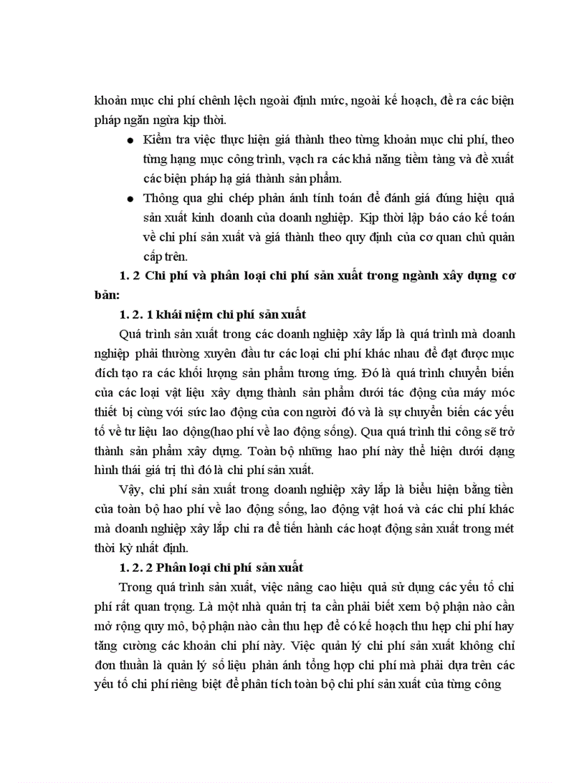 image for page Kế toán tập hợp chi phí sản xuất và tính giá thành sản phẩm xây lắp ở công ty CPĐT XDCT CIENCO 128