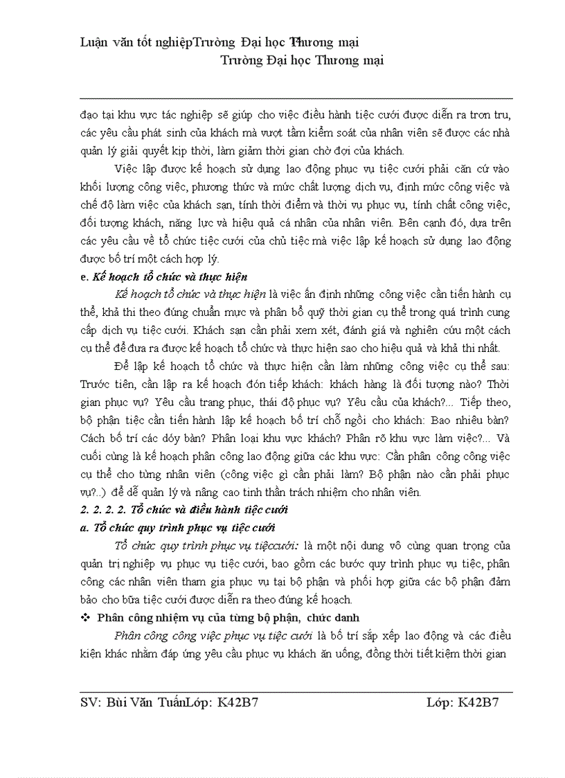 image for page Quản trị nghiệp vụ phục vụ tiệc cưới tại khách sạn Hà Nội Daewoo