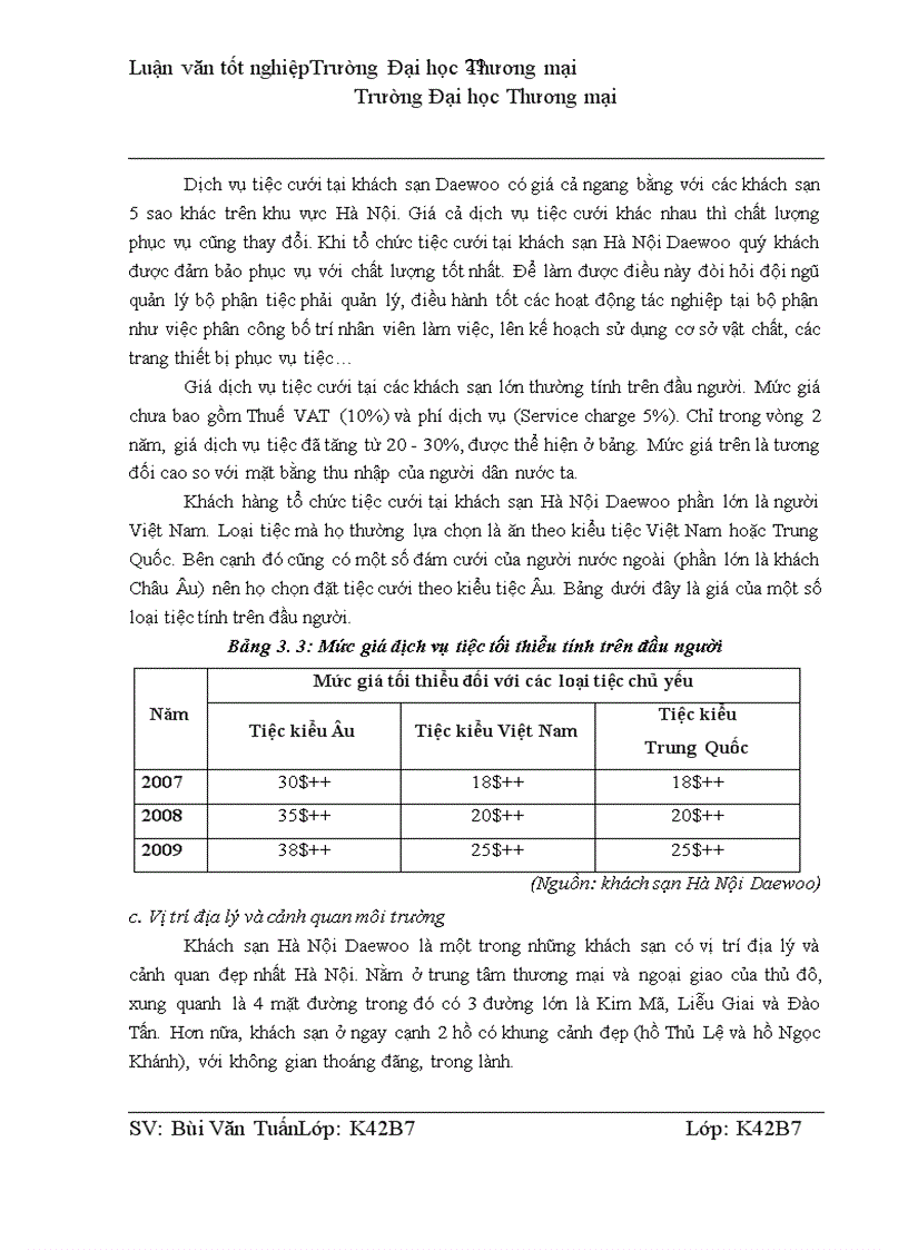 image for page Quản trị nghiệp vụ phục vụ tiệc cưới tại khách sạn Hà Nội Daewoo