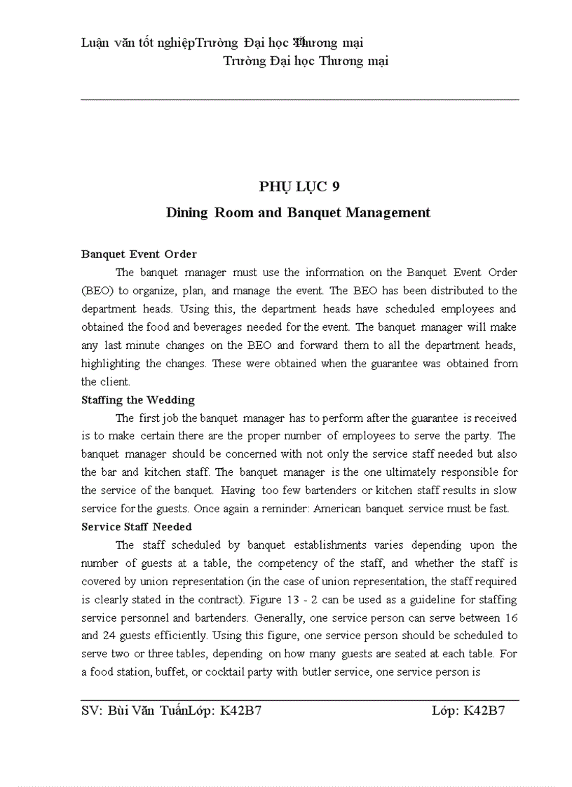 image for page Quản trị nghiệp vụ phục vụ tiệc cưới tại khách sạn Hà Nội Daewoo