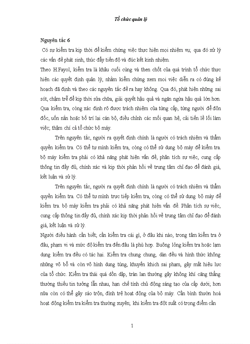 image for page Tiểu luận Tám nguyên tắc cơ cấu bản của quản lý và mối liên hệ biện chứng với thực tế các doanh nghiệp