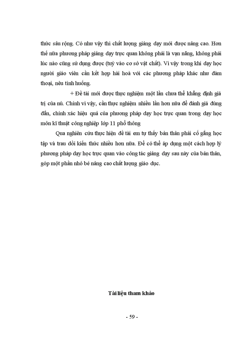 image for page Vận dụng phương pháp dạy học trực quan trong dạy học môn kĩ thuật công nghiệp lớp 11 phổ thông