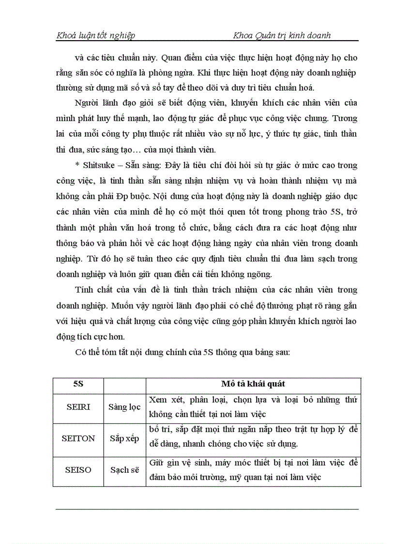image for page Triển khai chương trình 5S NGhiên cứu tình huống tại Công ty cổ phần Thiết bị Bưu điện Nhà máy 2