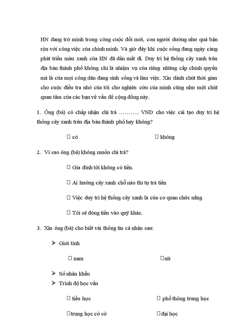 image for page Sử dụng phương pháp CVM đánh giá giá trị của việc duy trì hệ thống cây xanh trên địa bàn thành phố Hà Nội 1