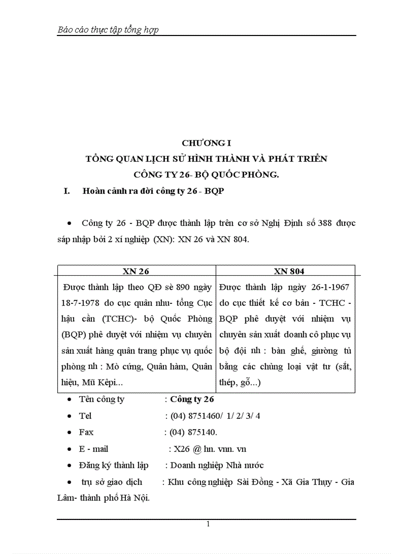 image for page Đánh giá các kết quả đã đạt được của công ty mục tiêu và phương hướng của công ty 26 Bộ quốc phòng trong thời giam tới