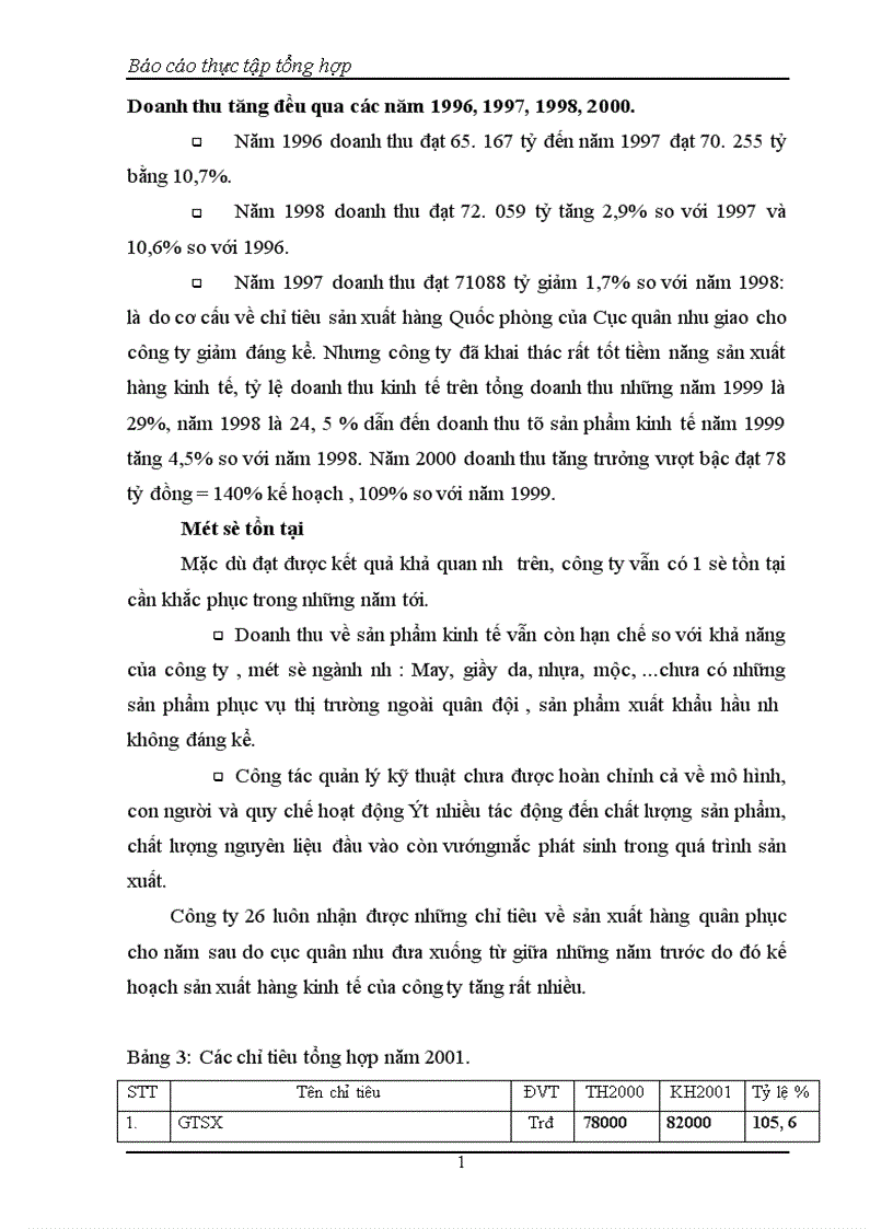 image for page Đánh giá các kết quả đã đạt được của công ty mục tiêu và phương hướng của công ty 26 Bộ quốc phòng trong thời giam tới