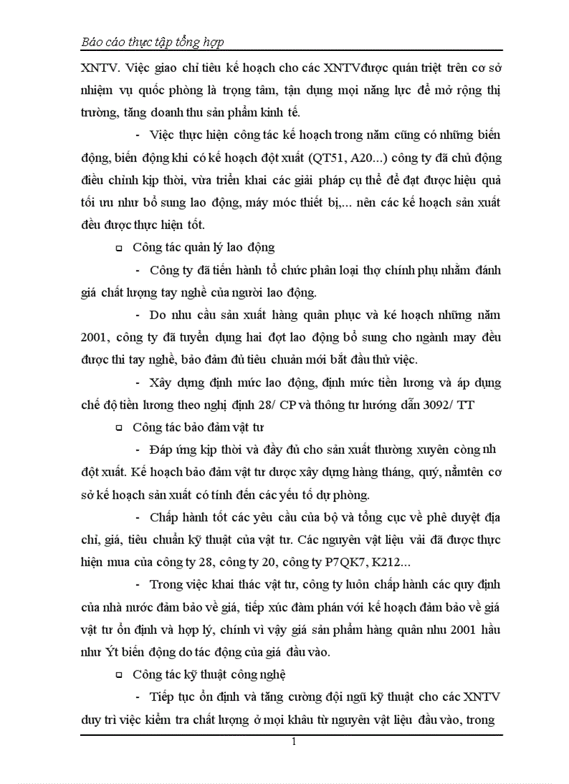 image for page Đánh giá các kết quả đã đạt được của công ty mục tiêu và phương hướng của công ty 26 Bộ quốc phòng trong thời giam tới