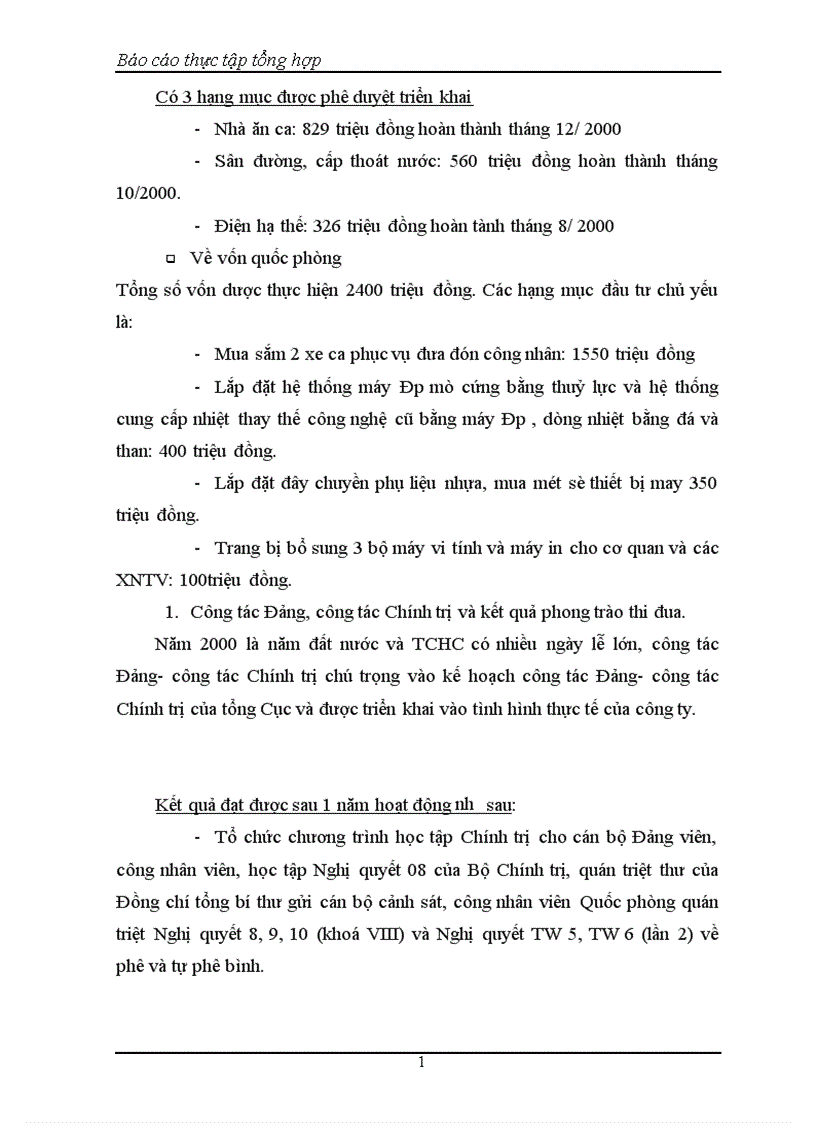 image for page Đánh giá các kết quả đã đạt được của công ty mục tiêu và phương hướng của công ty 26 Bộ quốc phòng trong thời giam tới