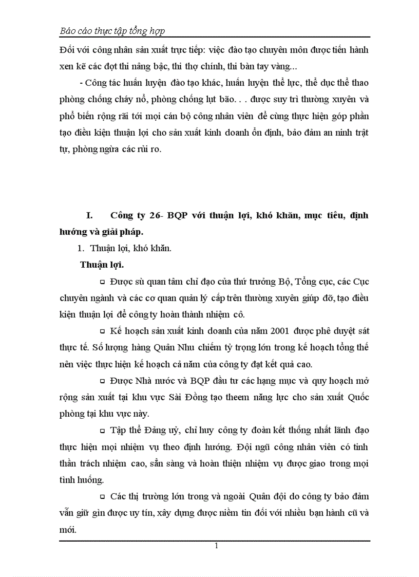 image for page Đánh giá các kết quả đã đạt được của công ty mục tiêu và phương hướng của công ty 26 Bộ quốc phòng trong thời giam tới