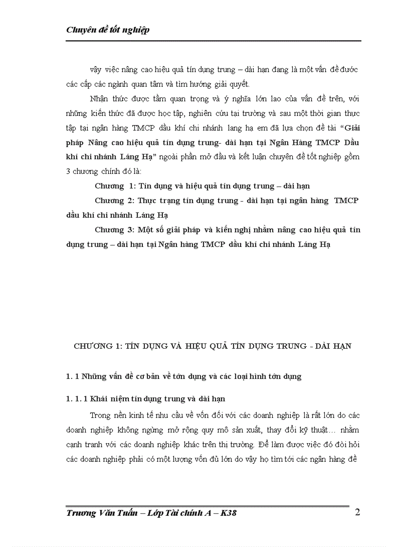 image for page Giải pháp nâng cao hiệu quả tín dụng trung dài hạn tại Ngân Hàng TMCP Dầu khí chi nhánh Láng Hạ