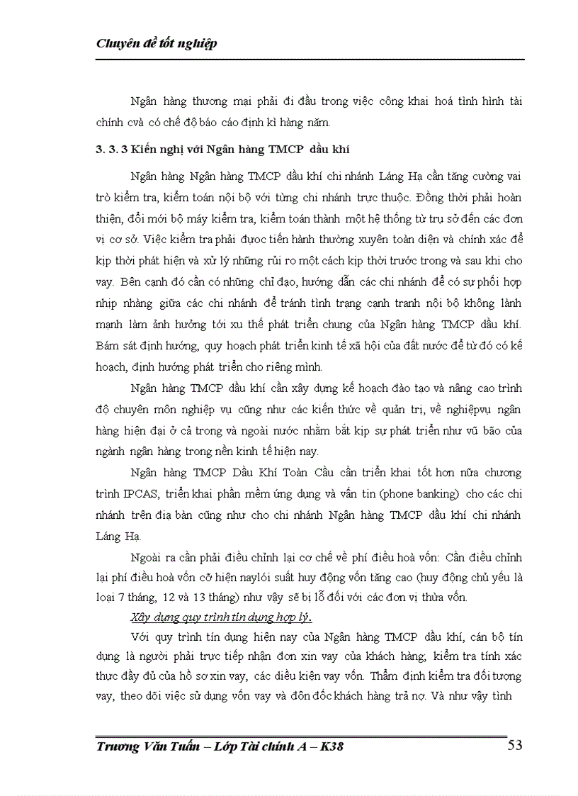 image for page Giải pháp nâng cao hiệu quả tín dụng trung dài hạn tại Ngân Hàng TMCP Dầu khí chi nhánh Láng Hạ