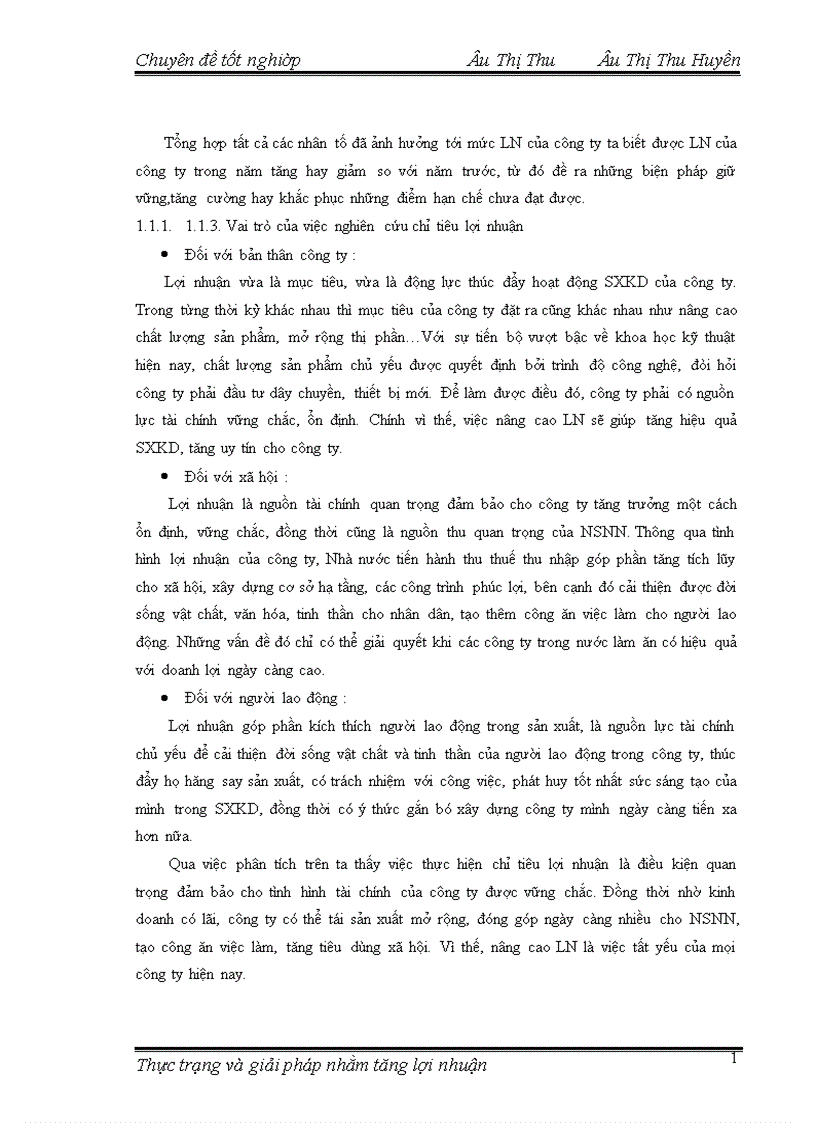 image for page Thực trạng và giải pháp nhằm làm tăng lợi nhuận của công ty cổ phần tư vấn và đầu tư Xây Dựng Việt Nam