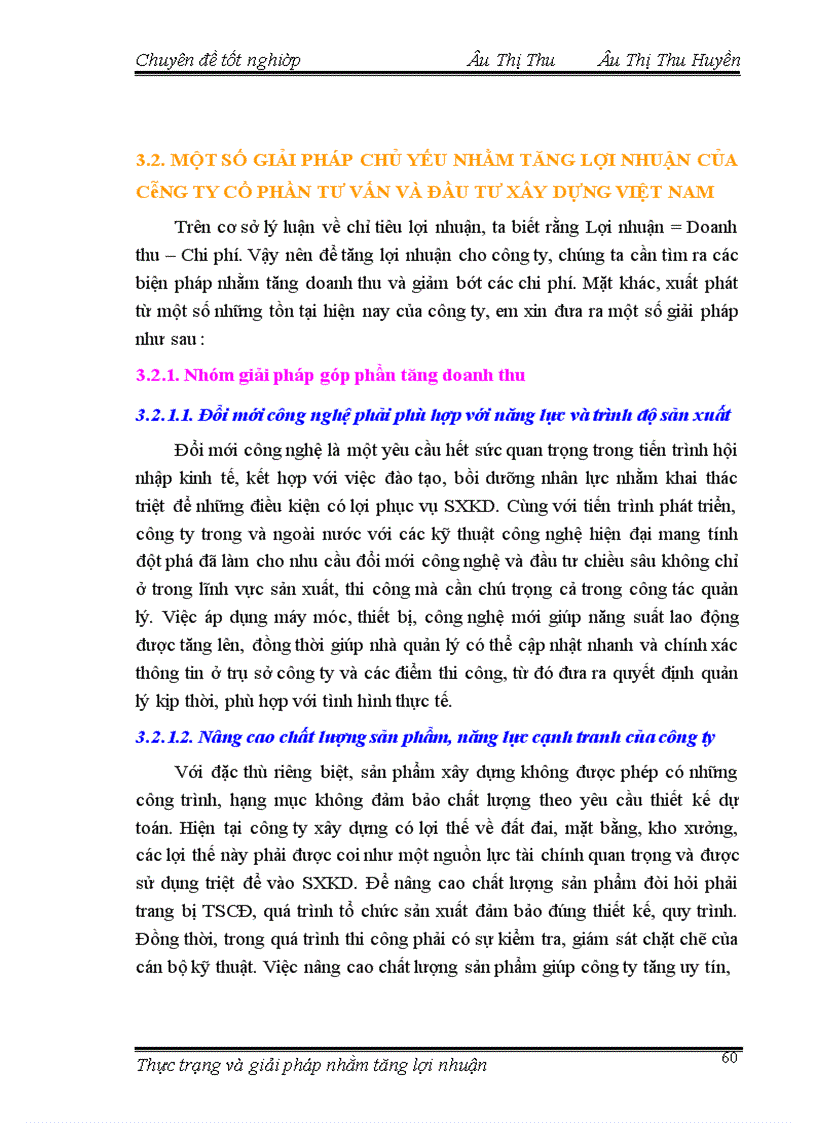 image for page Thực trạng và giải pháp nhằm làm tăng lợi nhuận của công ty cổ phần tư vấn và đầu tư Xây Dựng Việt Nam