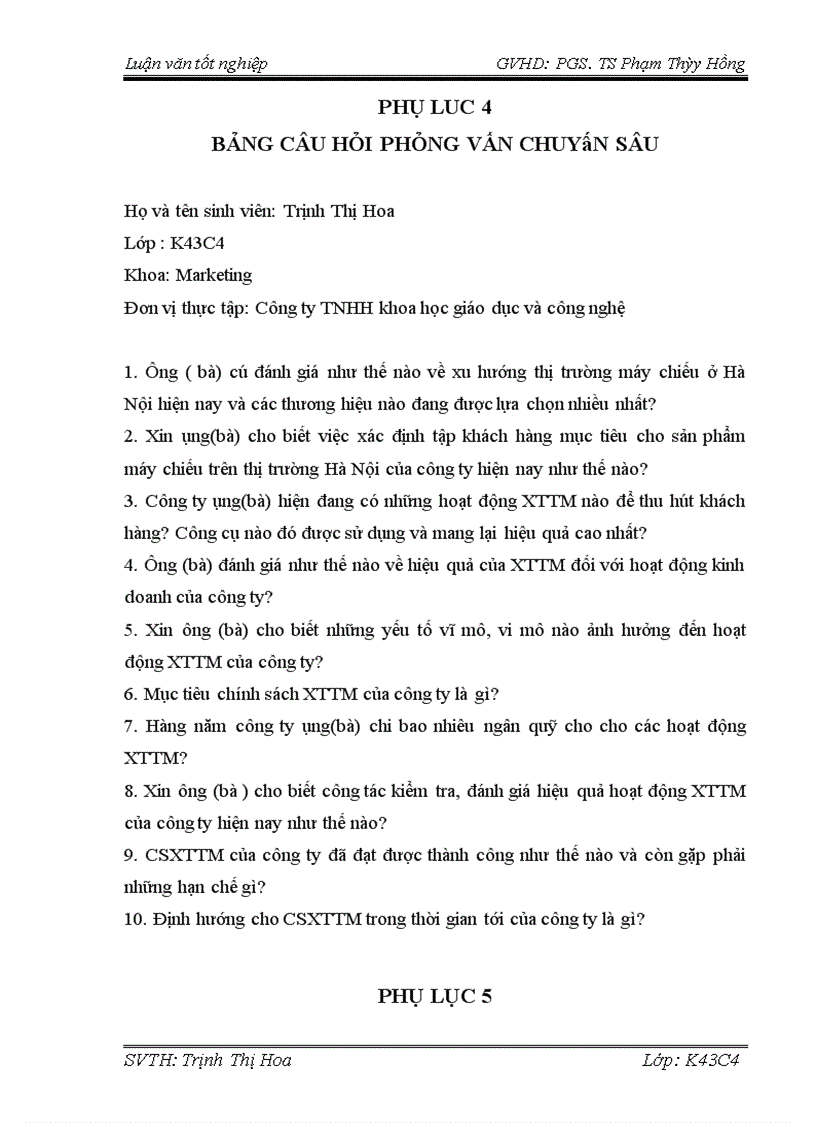 image for page Phát triển chính sách xúc tiến thương mại đối với sản phẩm máy chiếu của công ty TNHH khoa học giáo dục và công nghệ trên thị trường Hà Nội