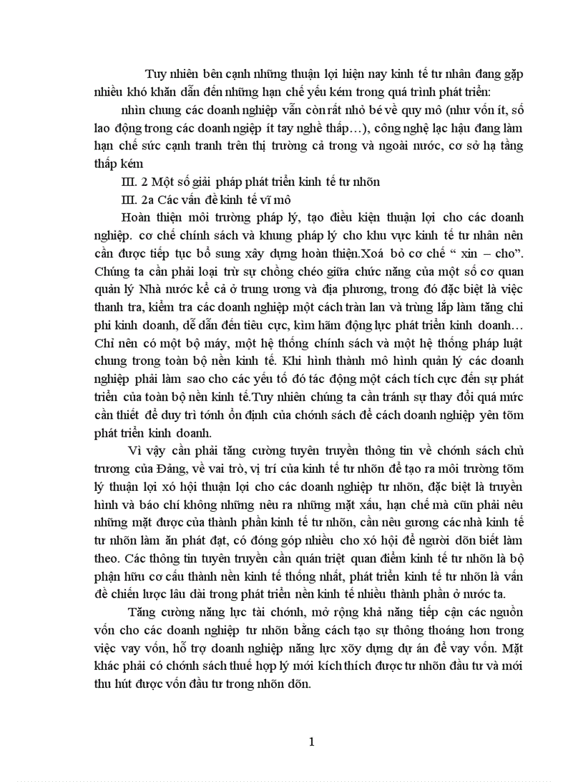 image for page Kinh tế tư nhân và vai trò của nó trong nền kinh tế Việt Nam 1