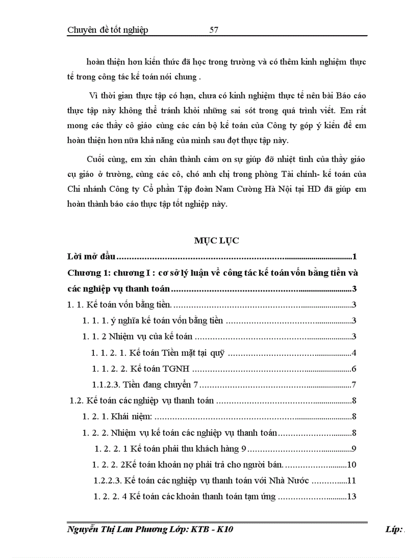 image for page Kế toán vốn bằng tiền và các nghiệp vụ thanh toán tại công ty cổ phần tập đoàn Nam Cường Hà Nội Chi nhánh Hải Dương 1