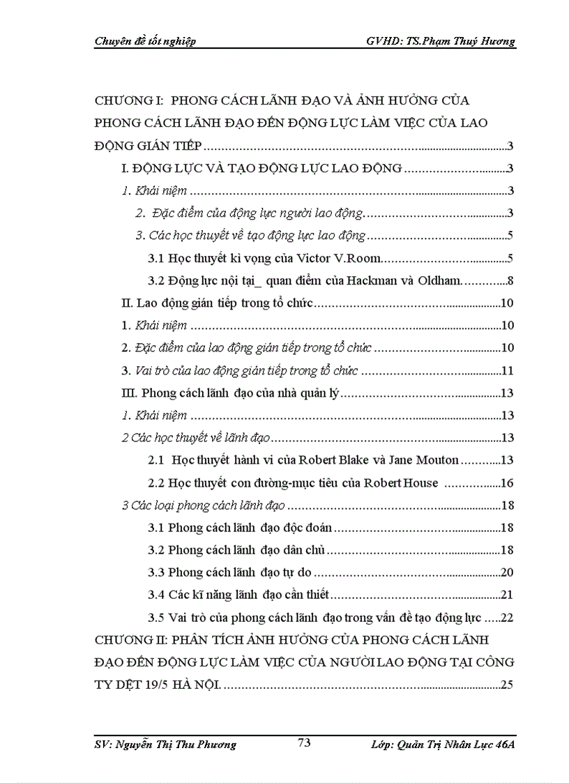 image for page Ảnh hưởng của phong cách lãnh đạo đến động lực làm việc của lao động gián tiếp tại công ty TNHH Nhà Nước một thành viên Dệt 19 1