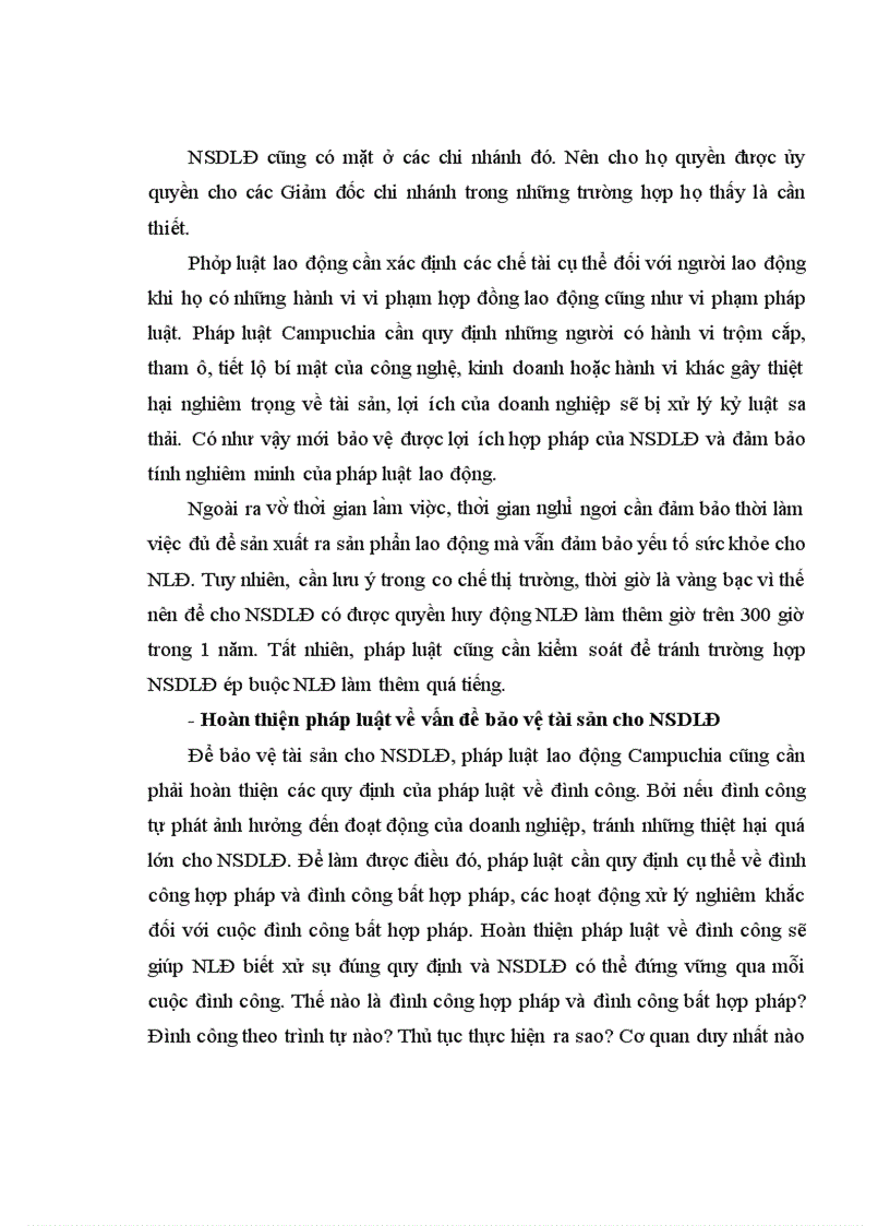 image for page Pháp luật lao động Campuchia với vấn đề bảo vệ quyền và lợi ích hợp của người sử dụng lao động 1