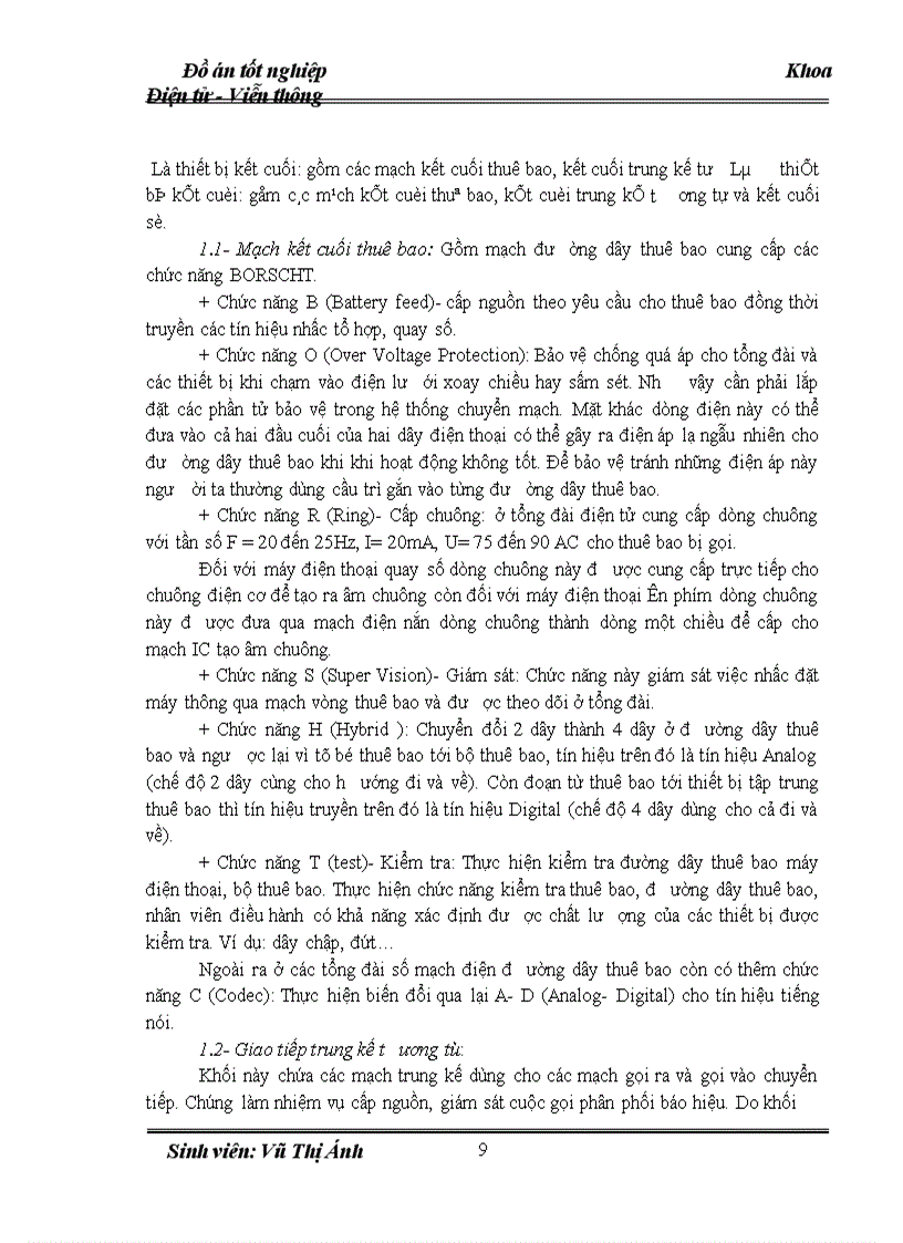 image for page Phân tích nhiệm vụ các khối chức năng của tổng đài SPC