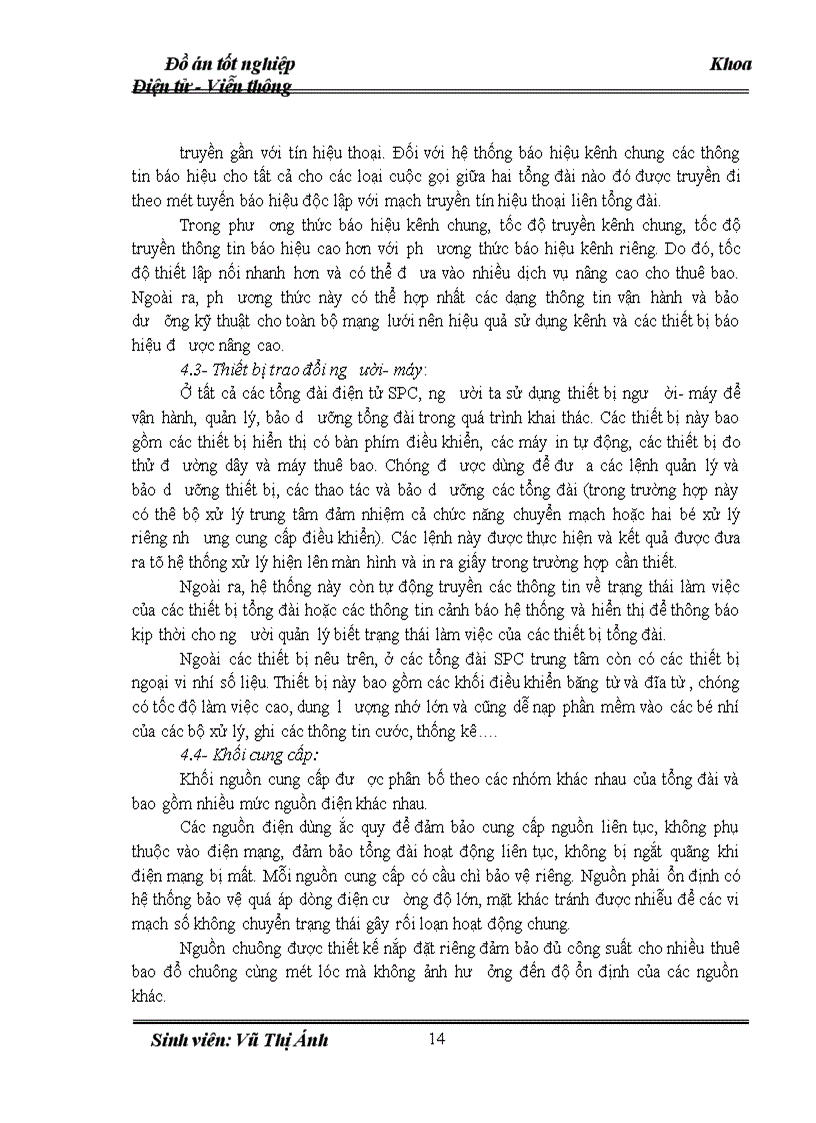 image for page Phân tích nhiệm vụ các khối chức năng của tổng đài SPC