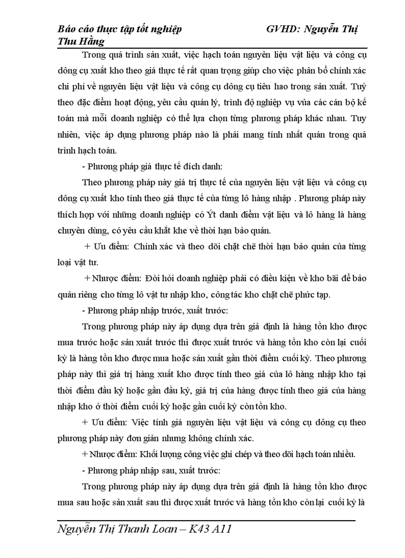 image for page Kế toán nguyên liệu vật liệu và công cụ dụng cụ tại Công ty Cổ phần đầu tư và bê tông Thịnh Liệt 1