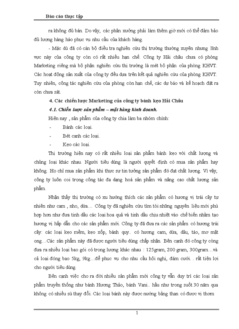image for page Hoạt động sản xuất kinh doanh của Công ty bánh kẹo Hải Châu trong thời gian vừa qua