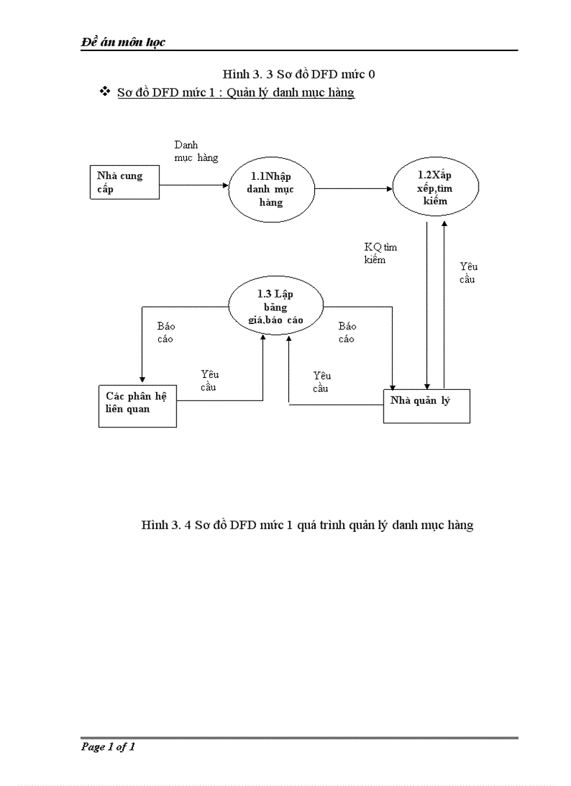 image for page Đề án môn học Phân tích và thiết kế hệ thống thông tin quản lý kho