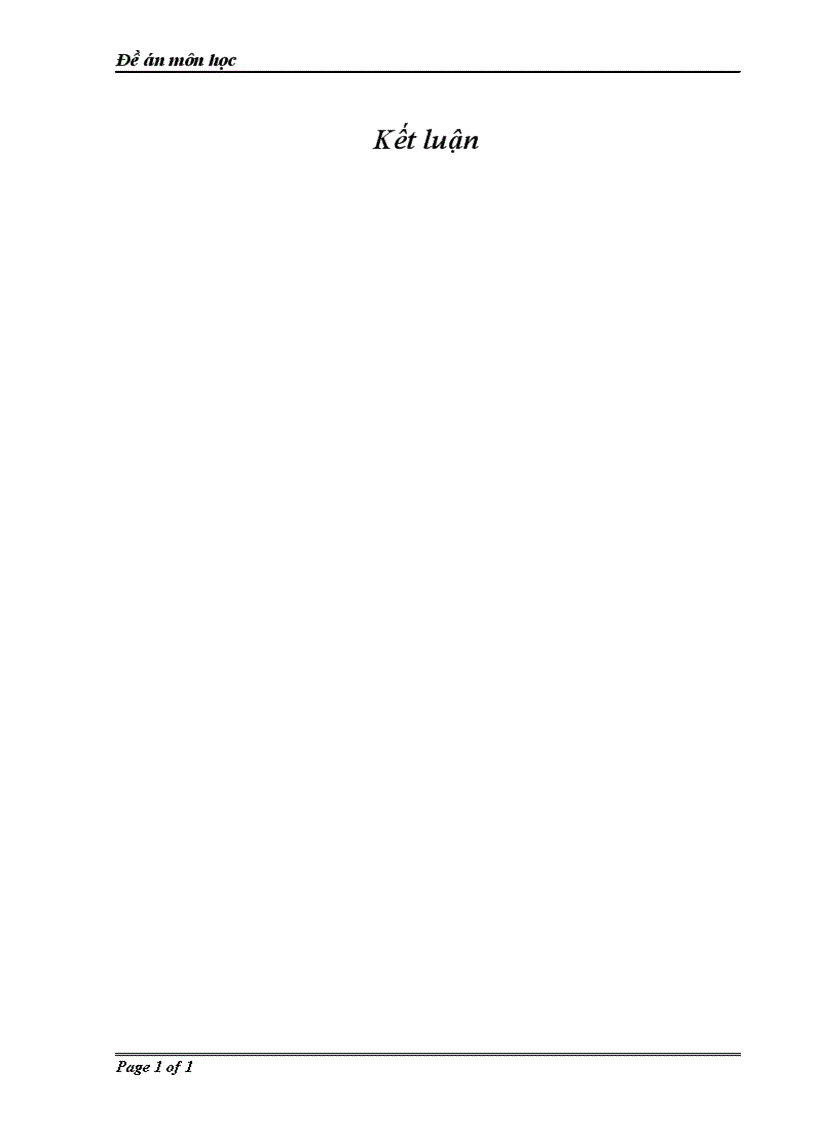 image for page Đề án môn học Phân tích và thiết kế hệ thống thông tin quản lý kho