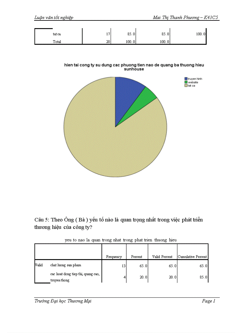 image for page Phát triển thương hiệu SUNHOUSE trên thị trường miền Bắc giai đoạn 2015