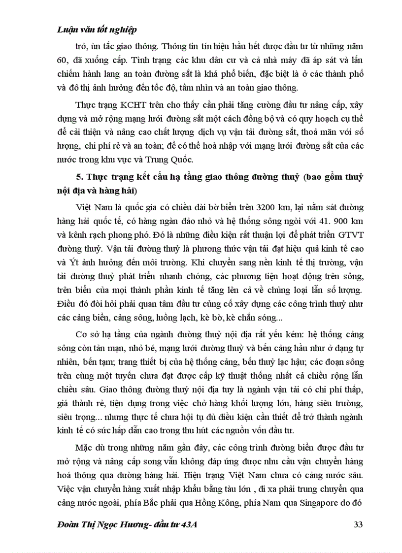 image for page Đầu tư với sự phát triển kết cấu hạ tầng giao thông vận tải ở Việt Nam giai đoạn 2001 2010 1