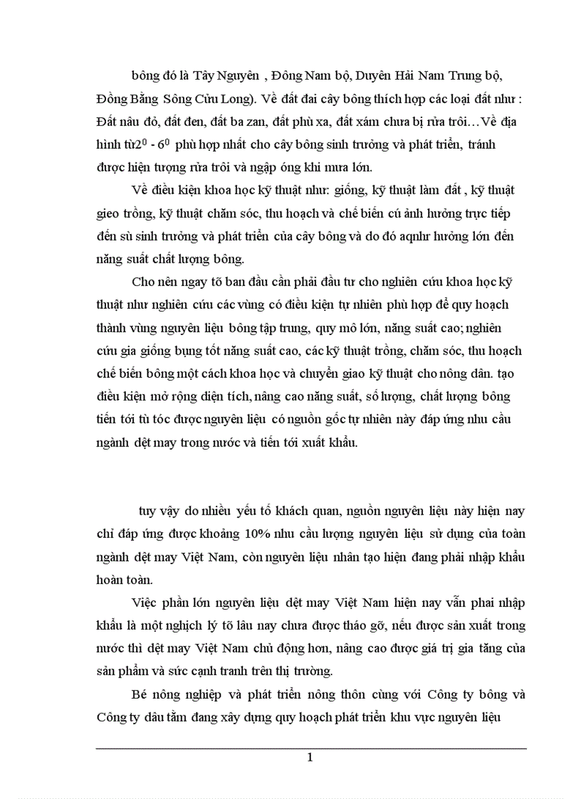 image for page Giải pháp phát triển nguyên liệu bông đáp ứng nhu cầu ngành dệt may Việt Nam đến năm 2010 1
