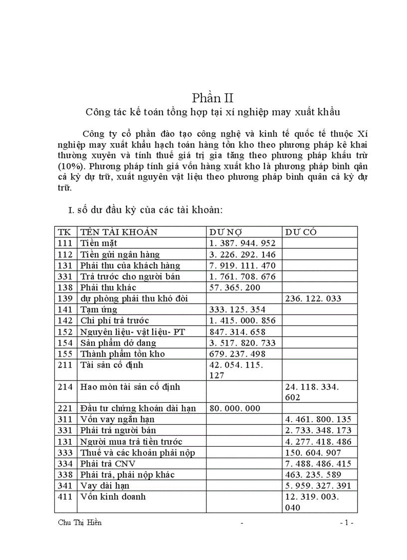 image for page Công tác tổ chức kế toán tổng hợp tại xí nghiệp may xuất khẩu Thanh Trì 1