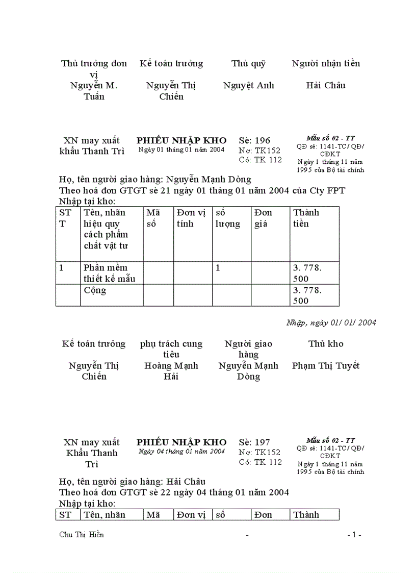 image for page Công tác tổ chức kế toán tổng hợp tại xí nghiệp may xuất khẩu Thanh Trì 1