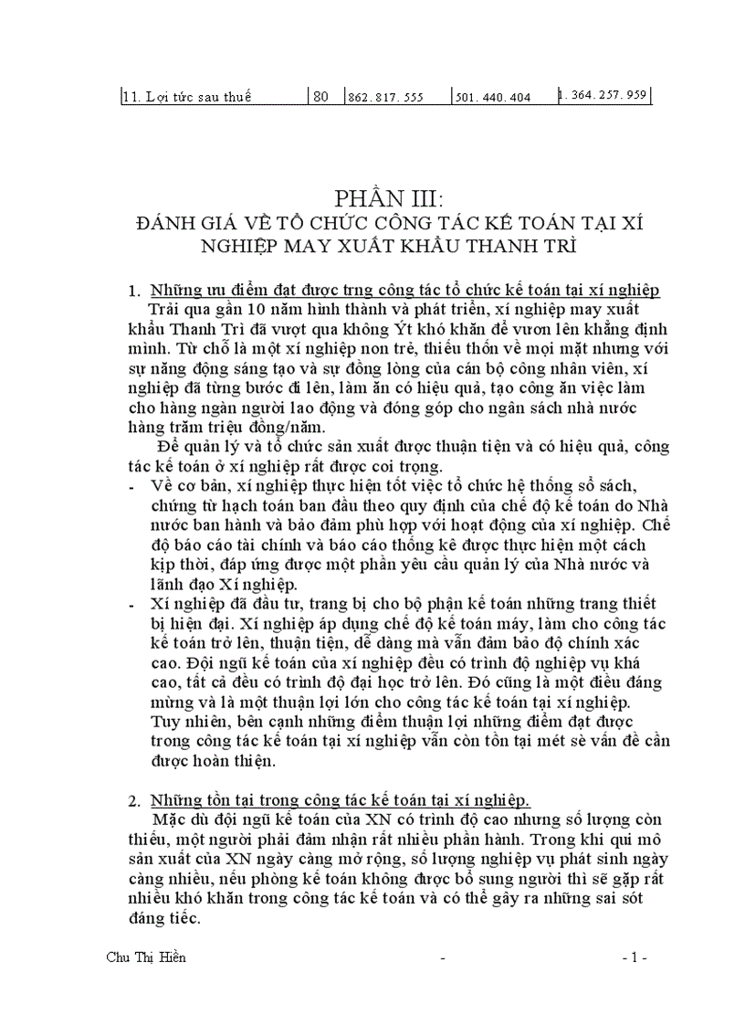 image for page Công tác tổ chức kế toán tổng hợp tại xí nghiệp may xuất khẩu Thanh Trì 1