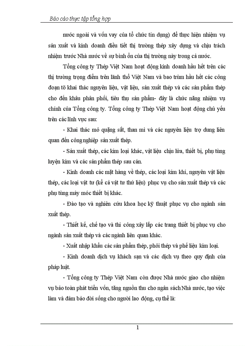 image for page Hoạt động của Tổng công ty Thép Việt Nam